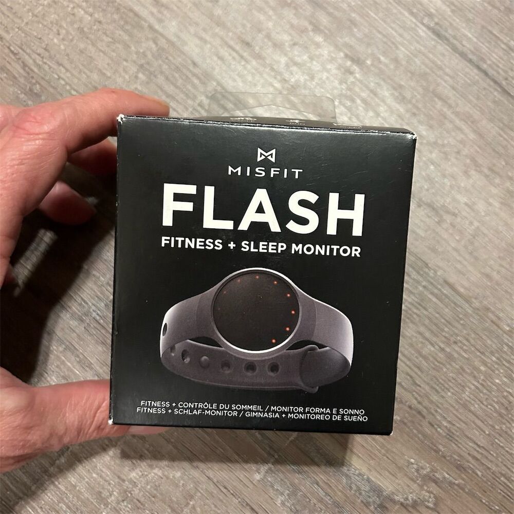 Misfit Flash Fitness & Sleep Monitor Black Activity Tracker Standard Unisex OS